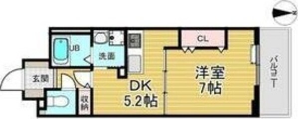 西中島南方駅 徒歩9分 8階の物件間取画像